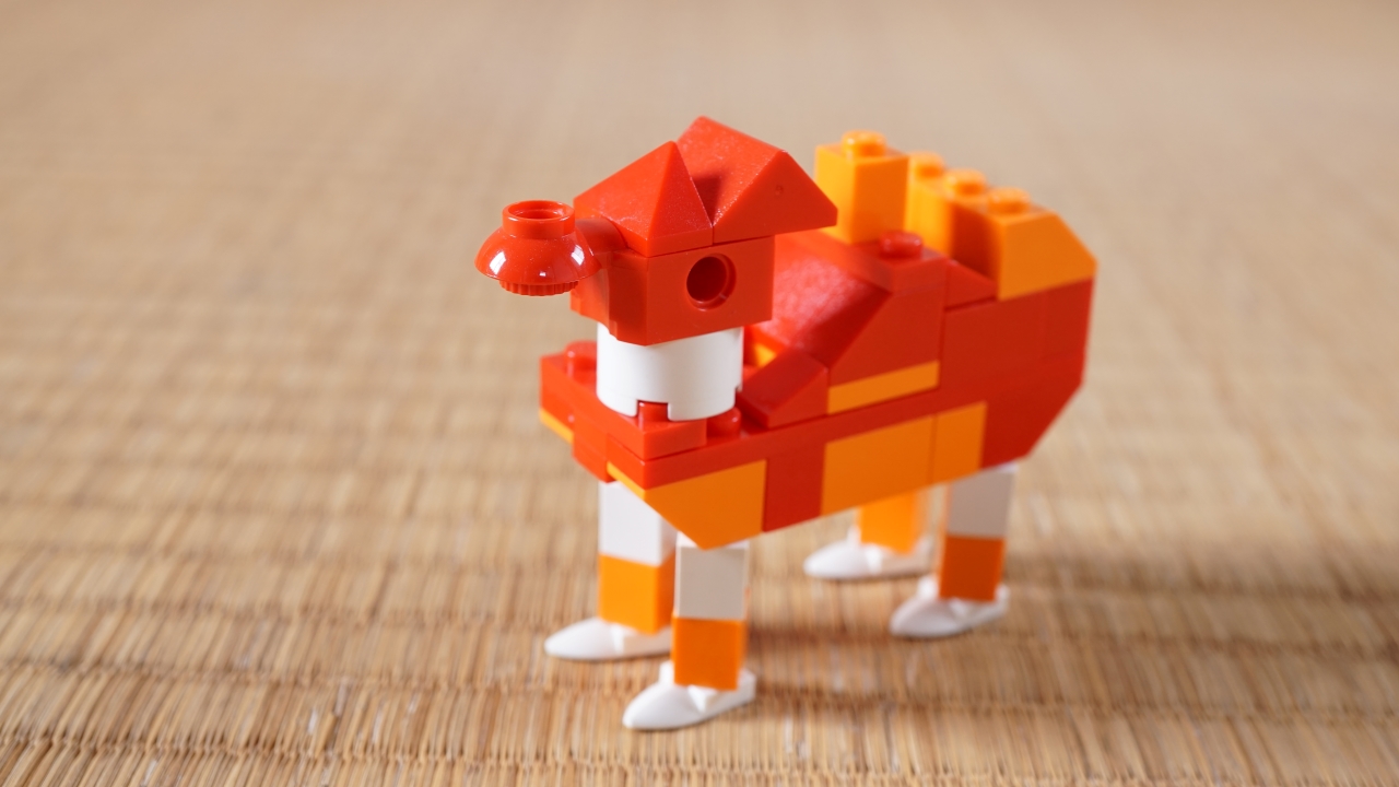 レゴで作ったラクダ