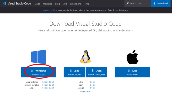 Visual Studio CodeでPythonプログラミングを始める（Windows編）